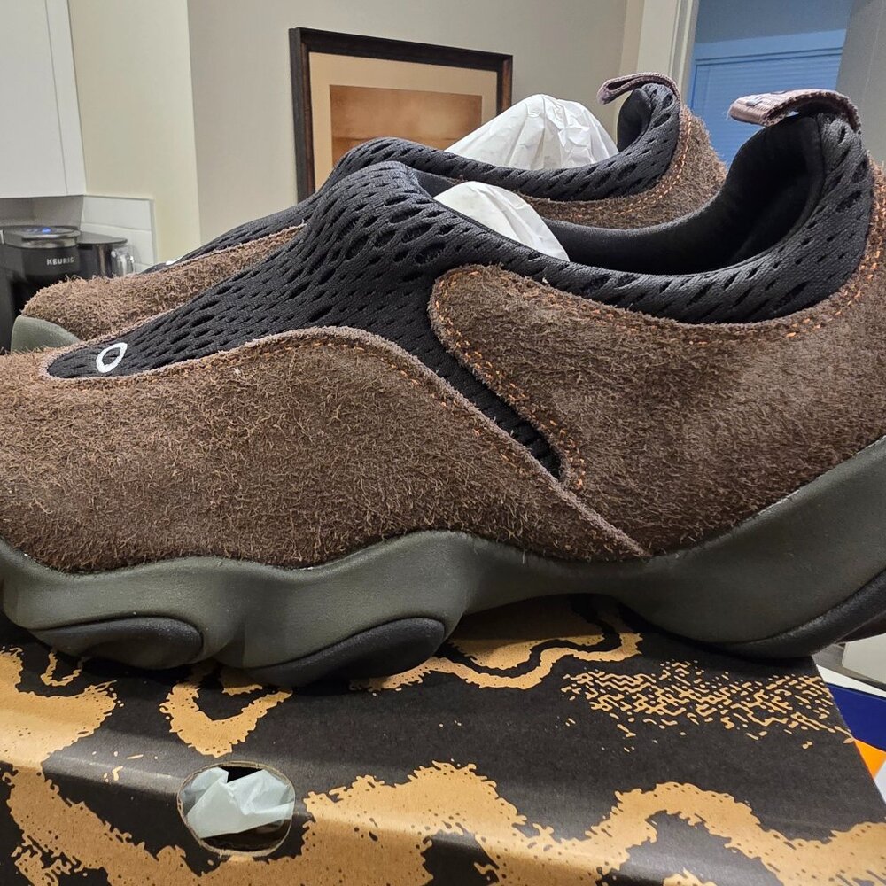Oakley Factory Team Suede Flesh Java x BRAIN DEAD Sneakers Shoes Men's Size 12